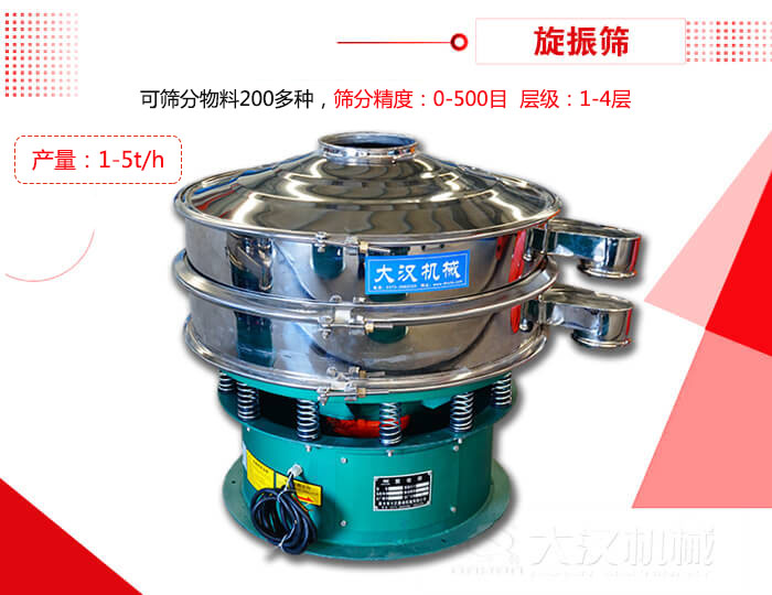 旋振篩可以特殊定制有:材質(zhì)方面包括:碳鋼,不銹鋼,全不銹鋼層級(jí)方面包括:單層,雙層,三層,四層等